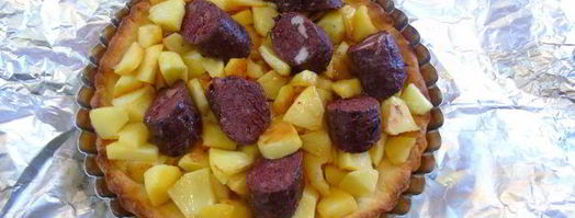 тарт с яблоками и boudin noir. Шаг 7