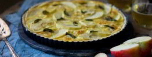 тарт с яблоками и сыром. Шаг 8