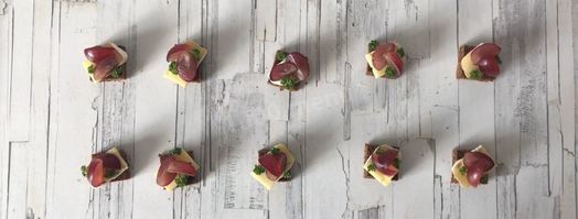 тартинки с виноградом. Шаг 7