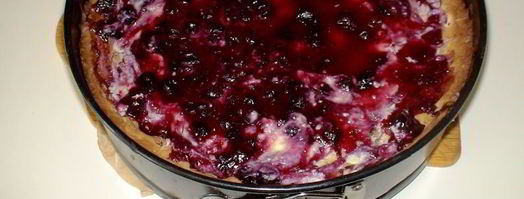 творожной тарт со смородиной и мягкой меренгой. Шаг 9