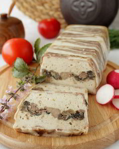 Террин куриный с печенью и грибами