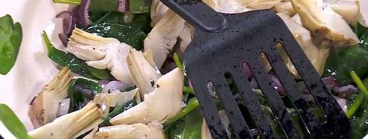 артишоки со шпинатом на тостах. Шаг 6