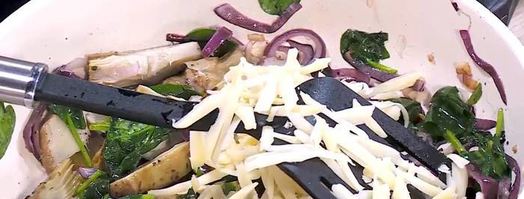 артишоки со шпинатом на тостах. Шаг 10