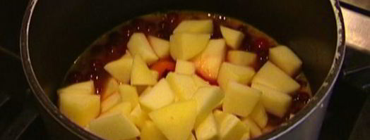 французские тосты с имбирно-клюквенным соусом. Шаг 5