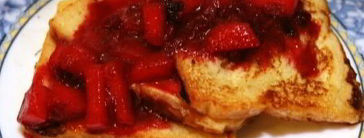 французские тосты с имбирно-клюквенным соусом. Шаг 9