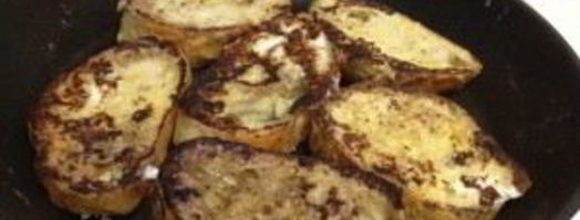 французские тосты с яблоками и сливами. Шаг 5