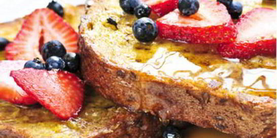 Французские тосты с ягодами