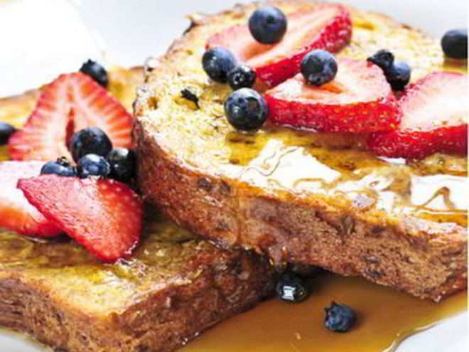 Рецепт французских тостов с ягодами