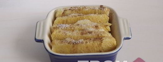 французские тосты, запеченные с яблоком. Шаг 10