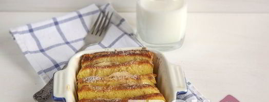 французские тосты, запеченные с яблоком. Шаг 11