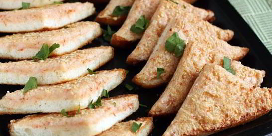 Креветочные тосты