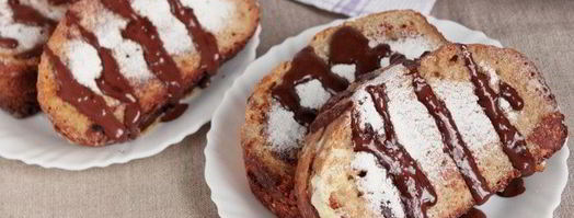 шоколадные французские тосты. Шаг 14