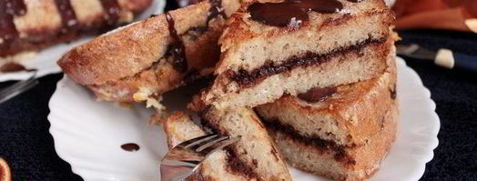 шоколадные французские тосты. Шаг 16