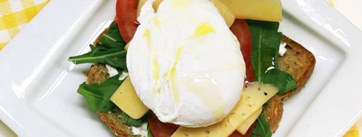 тост с яйцом пашот. Шаг 4