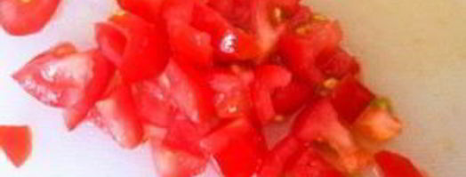 тосты с авокадо и помидором. Шаг 3