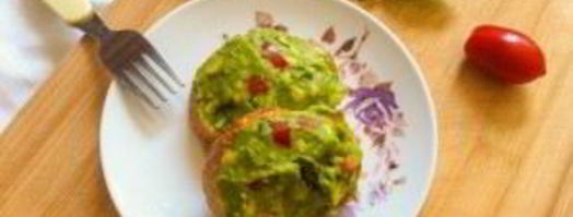 тосты с авокадо и помидором. Шаг 5