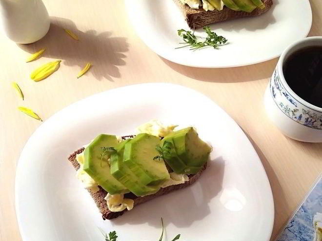 Рецепт тостов с авокадо