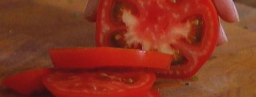 тосты с беконом, помидорами, цукини и сыром. Шаг 4