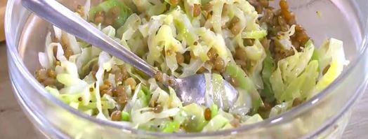 тосты с чечевицей и капустой. Шаг 9