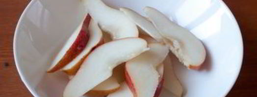 тосты с грушами и голубым сыром. Шаг 5