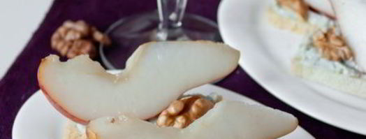 тосты с грушами и голубым сыром. Шаг 6