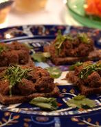 Тосты с печеночным паштетом