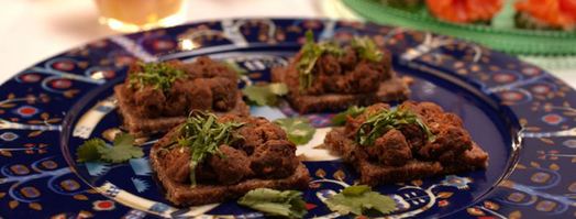 тосты с печеночным паштетом. Шаг 5