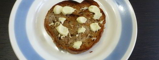 тосты с печенью налима и сладким перцем. Шаг 5