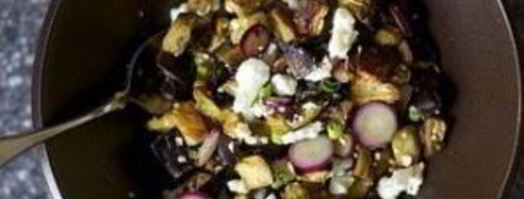 тосты с салатом из баклажанов. Шаг 4