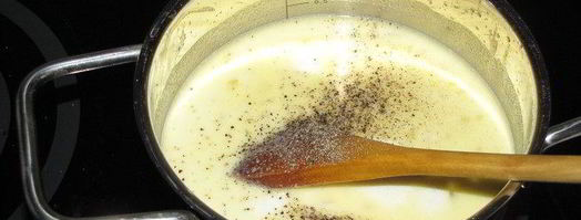 тосты с сырным соусом и помидорами черри. Шаг 3