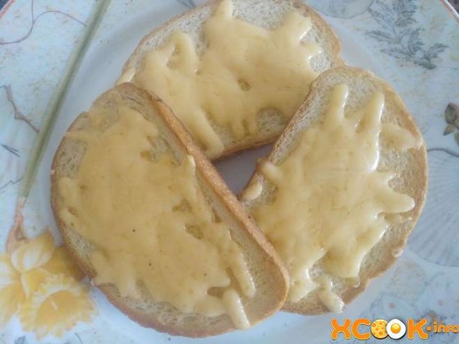 Рецепт тостов с сыром на сковороде