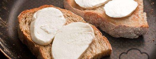 тосты с яйцом-пашот и моцареллой. Шаг 4