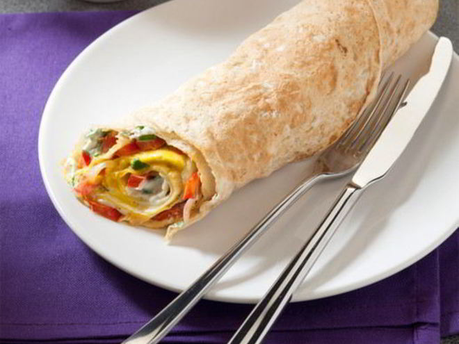 Рецепт глазуньи в лаваше