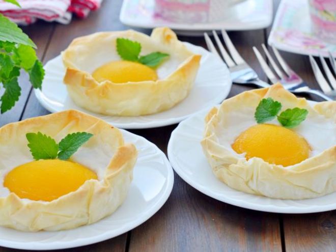 Рецепт постного десерта яичница