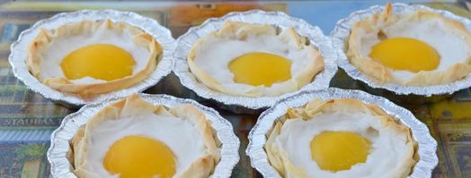 постный десерт яичница. Шаг 4