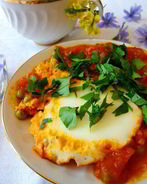 Шакшука — яичница с помидорами