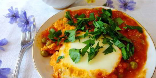 Шакшука — яичница с помидорами