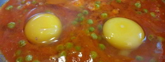 шакшука — яичница с помидорами. Шаг 5