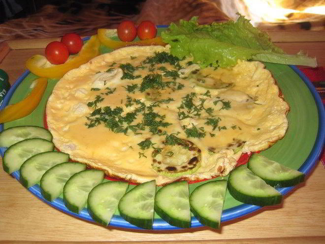 Рецепт яичницы для любимой