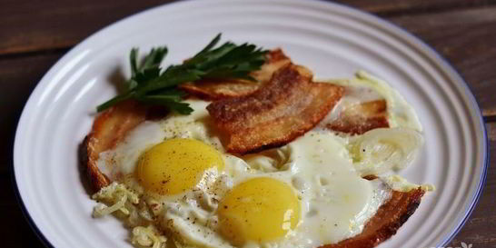 Яичница с беконом