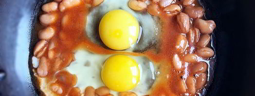 яичница с фасолью. Шаг 5