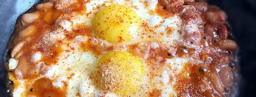 яичница с фасолью. Шаг 6