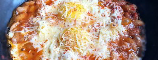 яичница с фасолью. Шаг 7