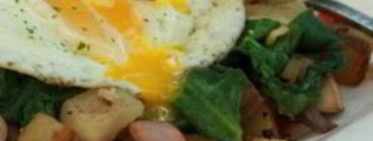 яичница с грибами на завтрак. Шаг 6