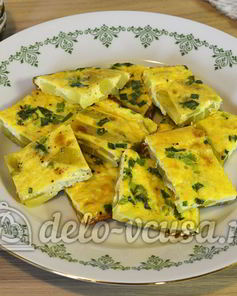 Яичница с картофелем