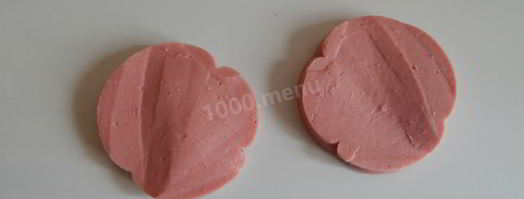 яичница с колбасой. Шаг 3