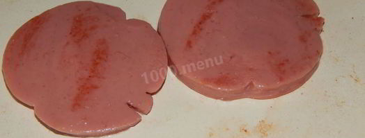 яичница с колбасой. Шаг 5