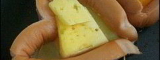 яичница с сосисками для романтического завтрака. Шаг 4