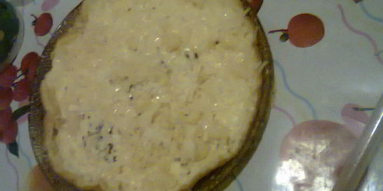 Яичница с сыром и колбасой