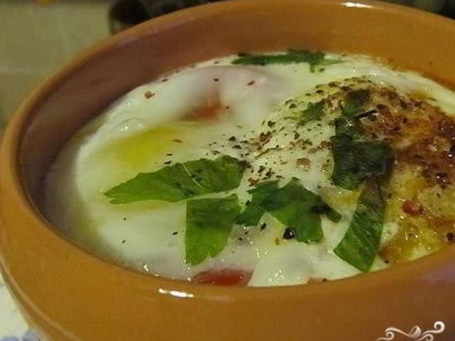 Рецепт яичницы в аэрогриле